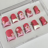 Pink Panache Handmade Nails L264