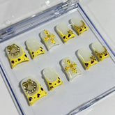 Sunny Leopard Handmade Nails L265