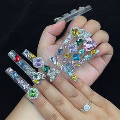 Sparkle Treasure Handmade Nails G038