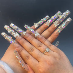 Aurora Butterfly Handmade Nails G031