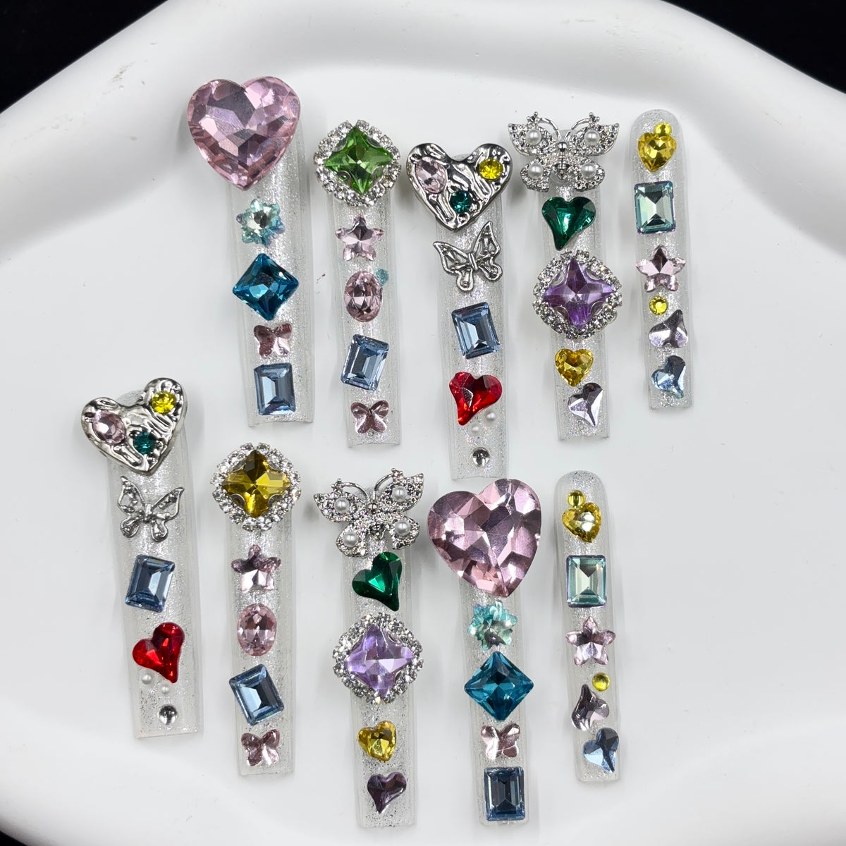 Sparkle Treasure Handmade Nails G038