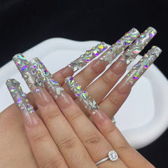 Aurora Butterfly Handmade Nails G031