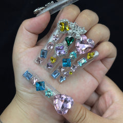 Sparkle Treasure Handmade Nails G038