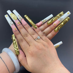 Gilded Sacred Handmade Nails G013