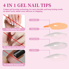 Golden Firework Elegance Handmade Nails G034